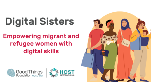 Digital Sisters: empowering migrant and refugee women with digital skills.